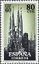 Spain 1960 Philately 80 CTS Black & Green Edifil 1281